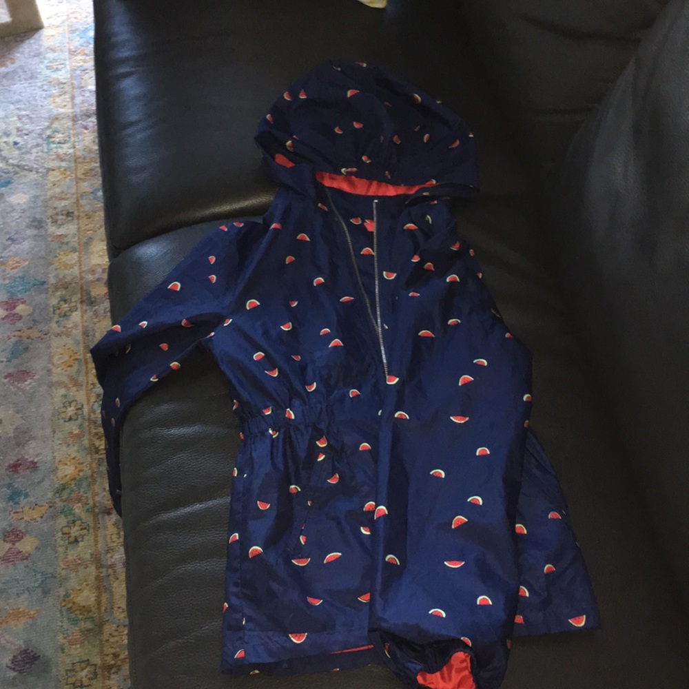 Gap watermelon rain coat!